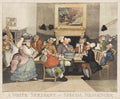 White Serjeant Drinking GB Cartoon Vintage Retro Advert Poster