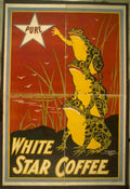 White Star Coffee Vintage Retro Advert Poster A4 Photo Print