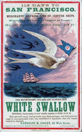 White Swallow Clipper Advert Vintage A4 Photo Print