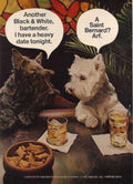 White Terrier Scotch Vintage Retro Advert Ads A4 Photo Print