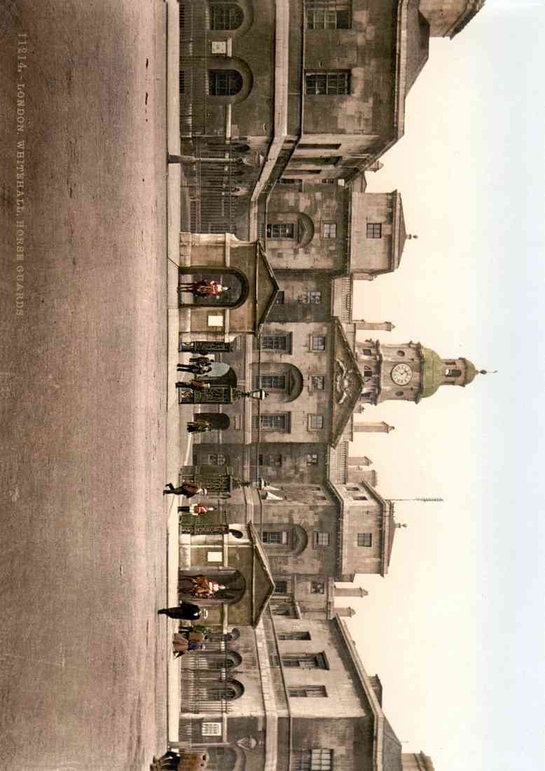 Whitehall horse guards London 08564u A4 Photo Print