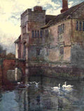 Whitehead Fred 1853 1938 Warwickshire The Land of Shakespeare 1922 Baddesley Clinton Hall A4 Photo Print