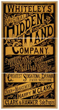 Whiteleys Hidden Hand 3 Vintage Retro Advert Poster A4 Photo Print