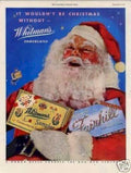 Whitman Christmas Sampler Vintage Retro Advert Ads A4 Photo Print