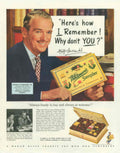 Whitman Sampler Chocolates 1950s Vintage Retro Advert Poster
