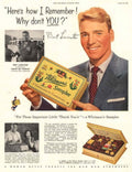 Whitman Sampler Lancaster 1950s Vintage Retro Advert Poster