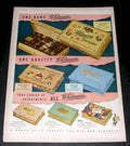 Whitmans Chocolate Boxes Vintage Retro Advert Ads A4 Photo Print