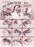 Whitmans Christmas Boxes Vintage Retro Advert Ads A4 Photo Print