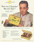 Whitmans Sampler Chocolates 1950s Vintage Retro Advert Poster