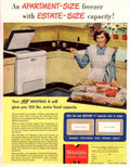 Whitting Freezer Kitchen 1940s Vintage Retro Advert Poster