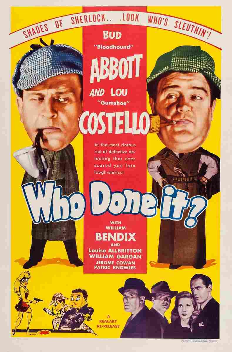  Who Done It 1942 01 film star poster A4 Photo Print