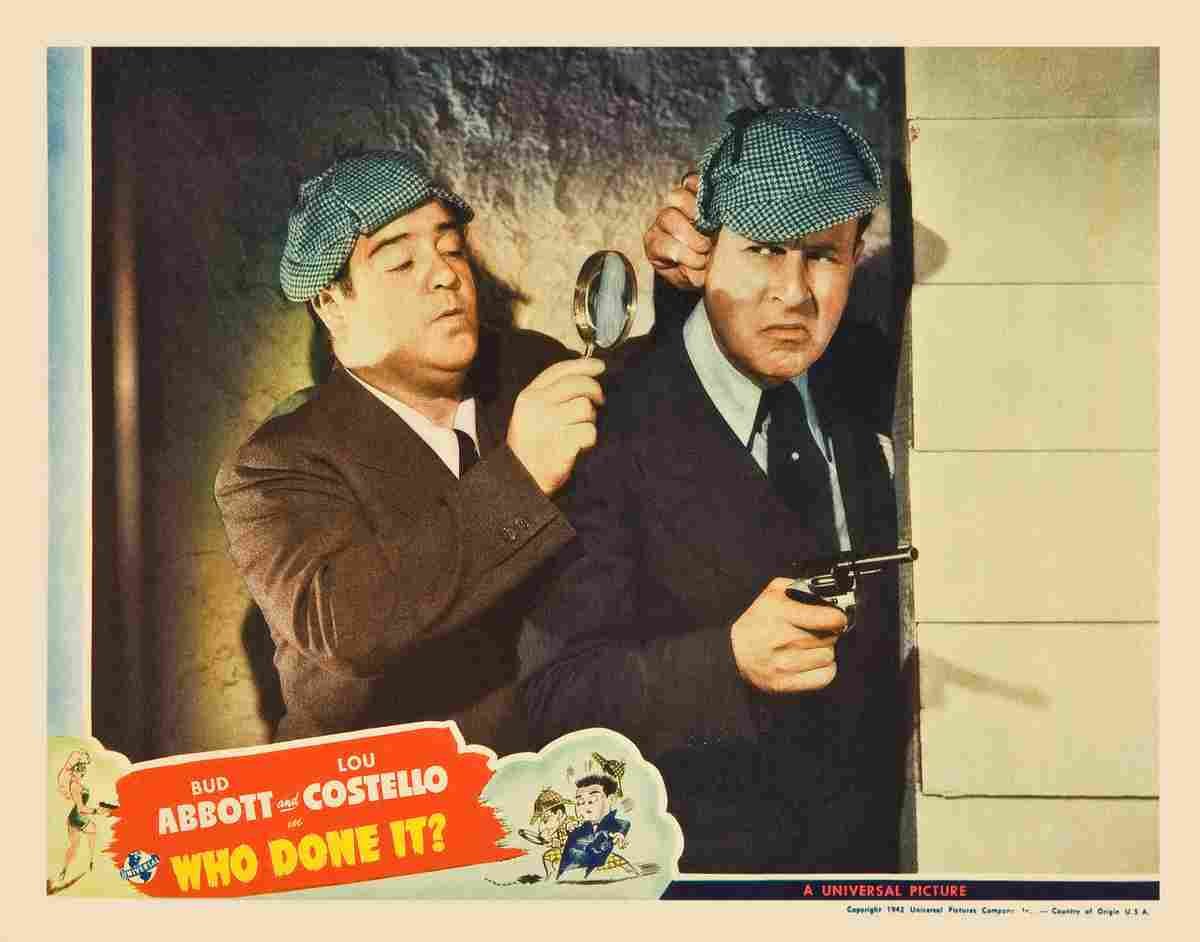  Who Done It 1942 04 film star poster A4 Photo Print
