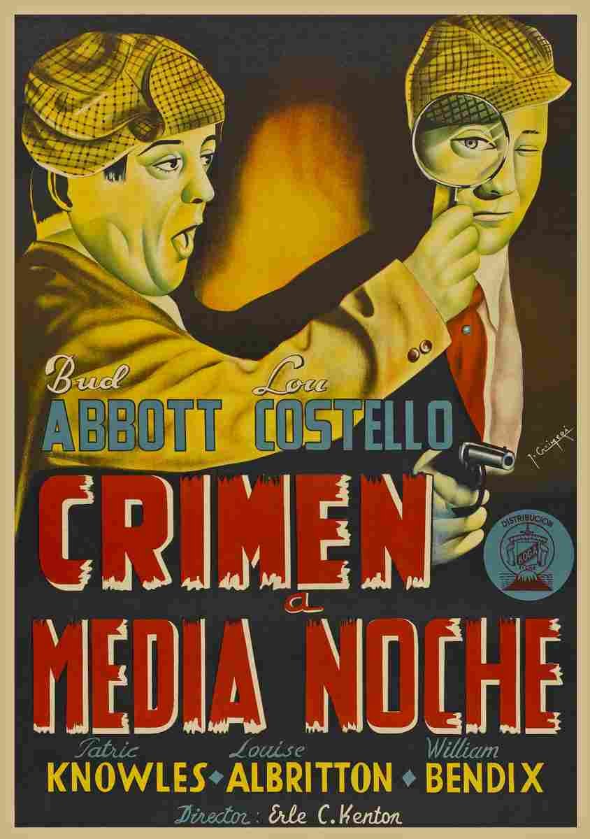  Who Done It 1942 07 film star poster A4 Photo Print