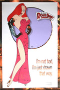 Whoframedrogerrabbit10 Vintage Retro Advert Poster A4 Photo Print