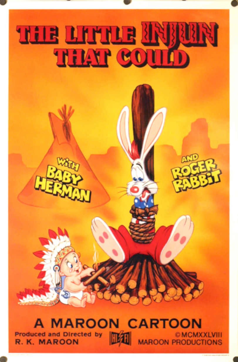 Whoframedrogerrabbit11 Vintage Retro Advert Poster A4 Photo Print