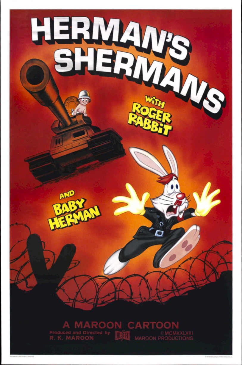 Whoframedrogerrabbit12 Vintage Retro Advert Poster A4 Photo Print