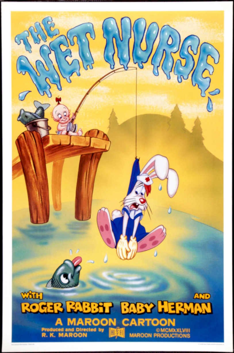 Whoframedrogerrabbit16 Vintage Retro Advert Poster A4 Photo Print