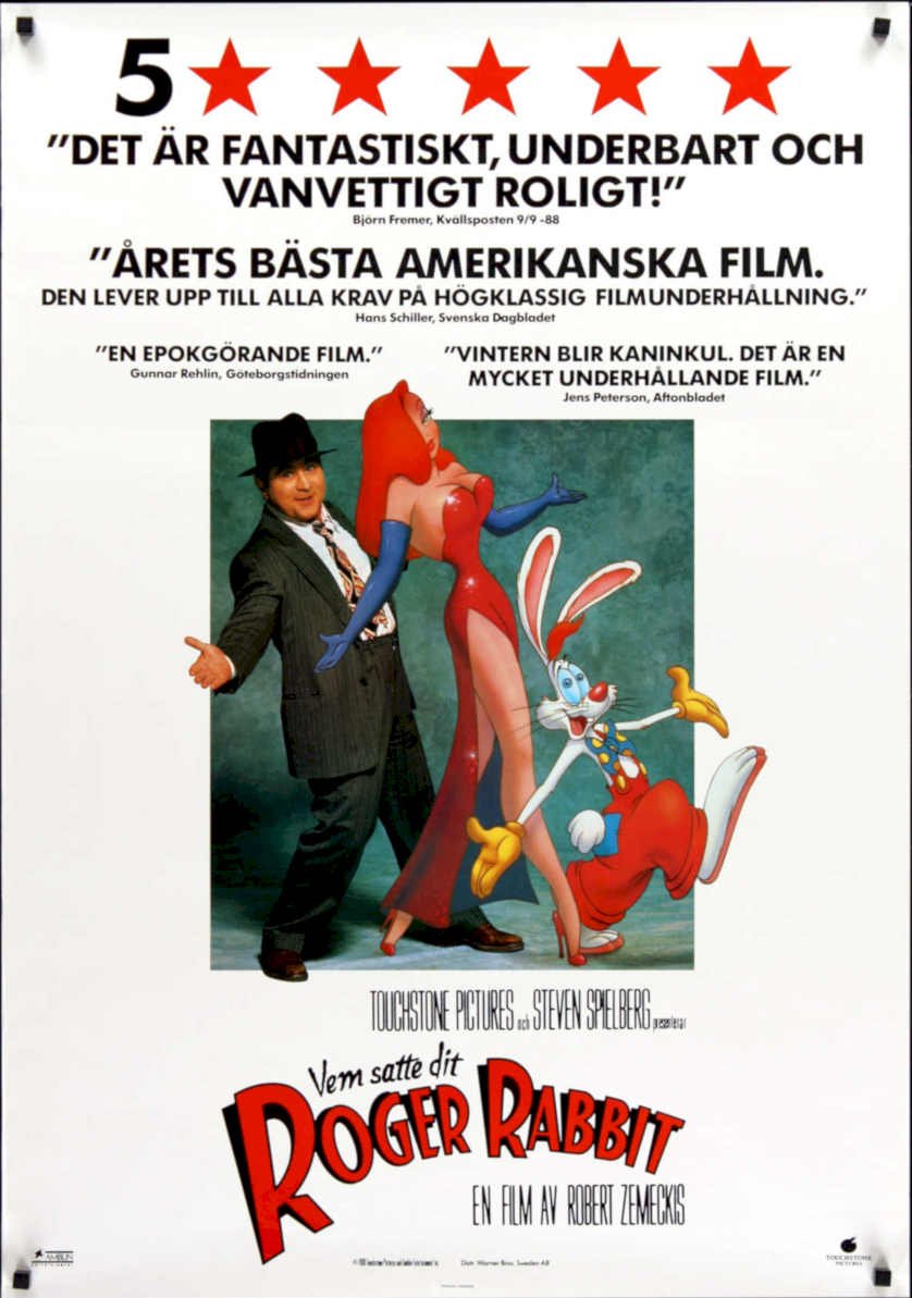 Whoframedrogerrabbit19 Vintage Retro Advert Poster A4 Photo Print