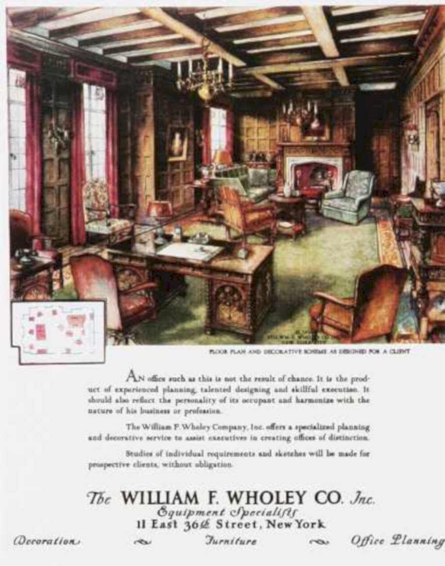 Wholey Office Plan Vintage Retro Advert Ads A4 Photo Print