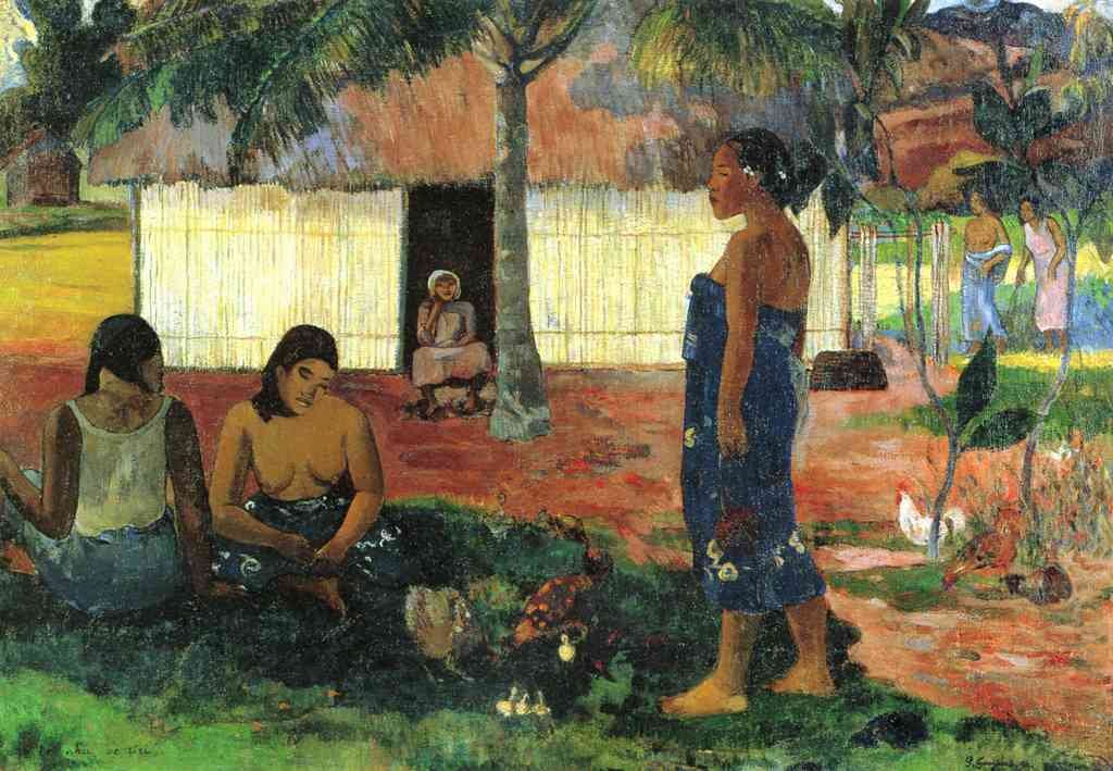 Whya Are You Angry Gauguin A4 Photo Print
