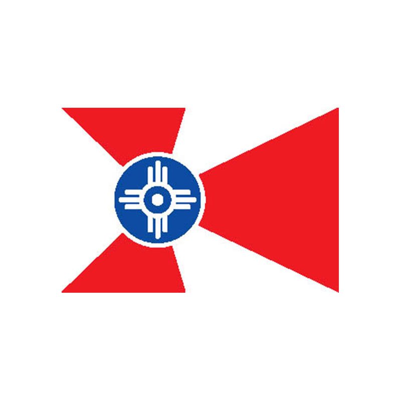 Wichita City Flag N5094 A4 Photo Print