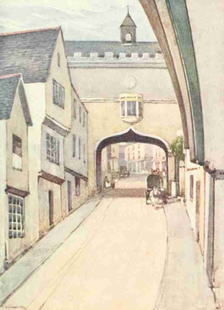 Widgery Frederick J 1861 1942 Devon 1913 Fore Street Totnes A4 Photo Print