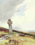Widgery Frederick J 1861 1942 Devon 1913 The Windypost or Beckamoor Cross A4 Photo Print