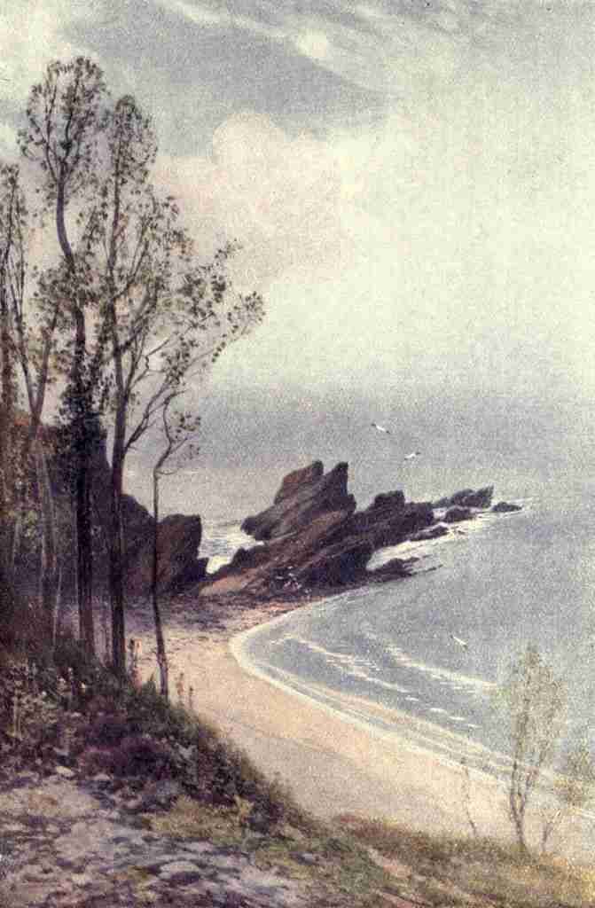 Widgery Frederick J 1861 1942 Lynton & Lynmouth 1919 Lee Bay A4 Photo Print