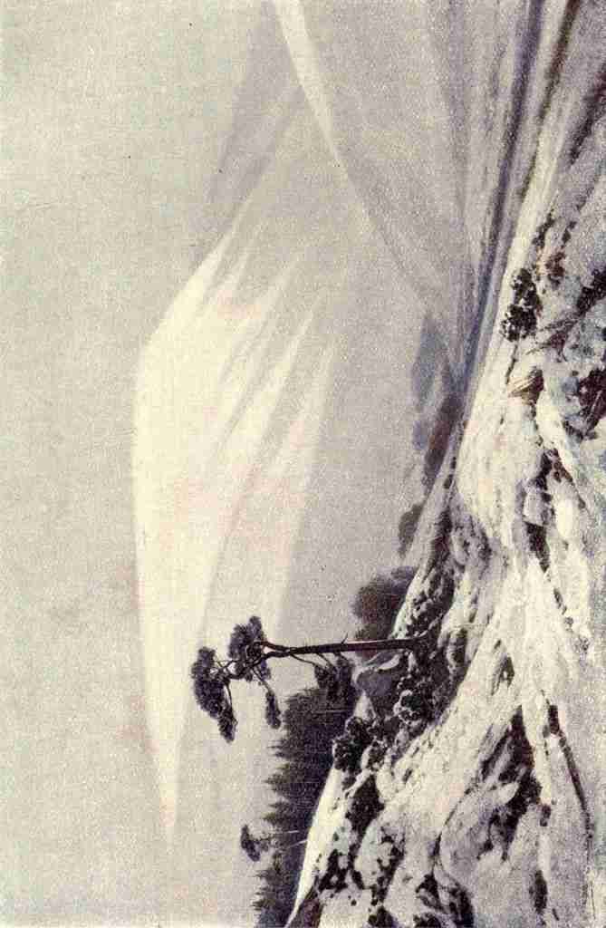 Widgery Frederick J 1861 1942 Lynton & Lynmouth 1919 The Doone Valley in winter A4 Photo Print