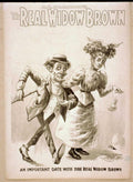 Widow Brown Date Vintage Retro Advert Poster A4 Photo Print