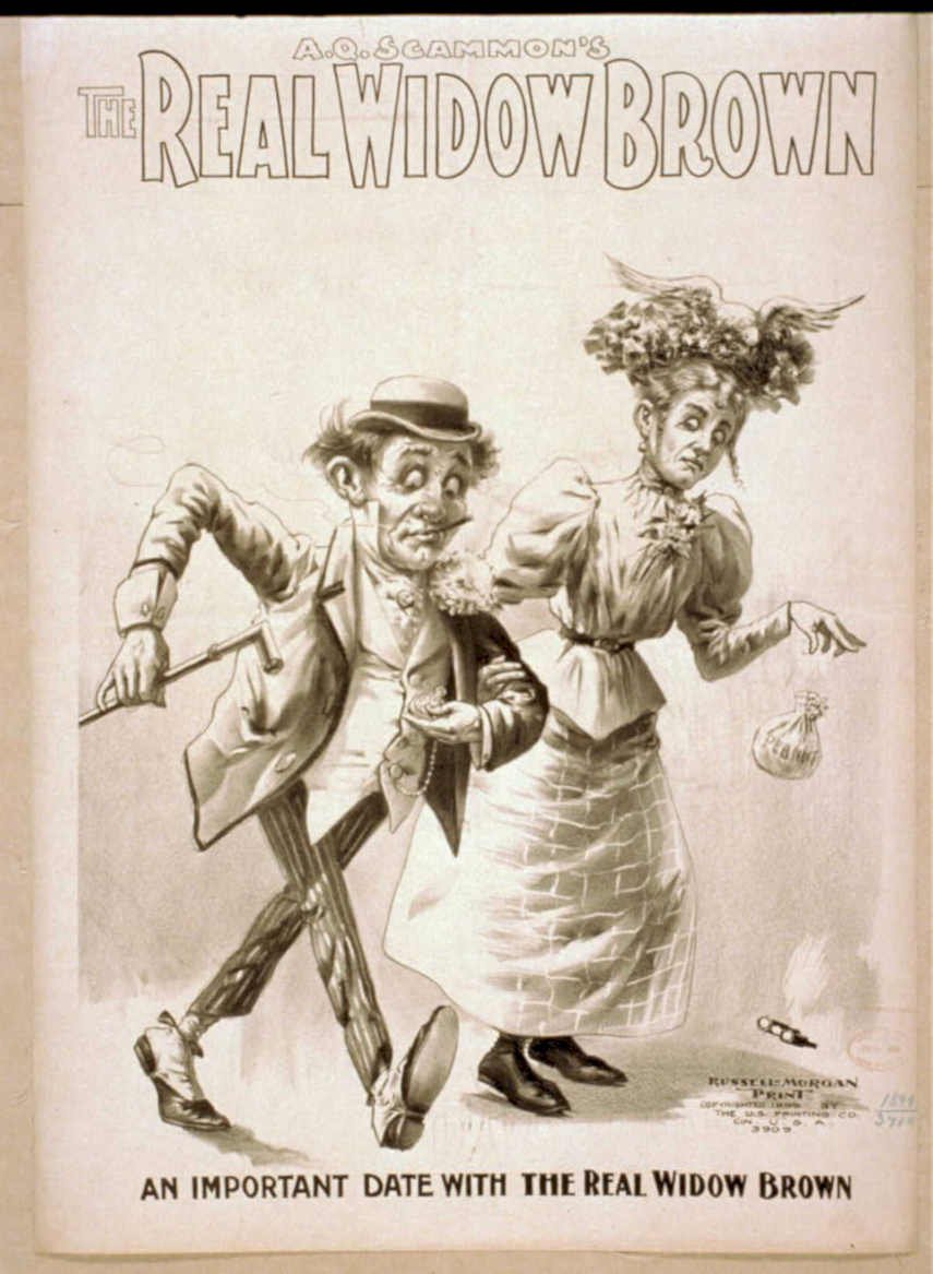 Widow Brown Date Vintage Retro Advert Poster A4 Photo Print