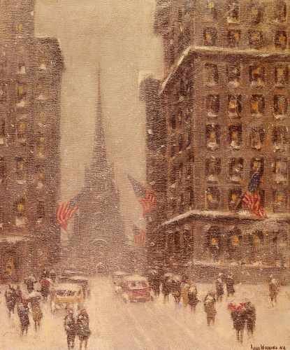 Wiggins Guy Trinity Church Wall Street A4 Photo Print