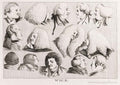 Wigs 1773 High Res barber advert A4 Photo Print