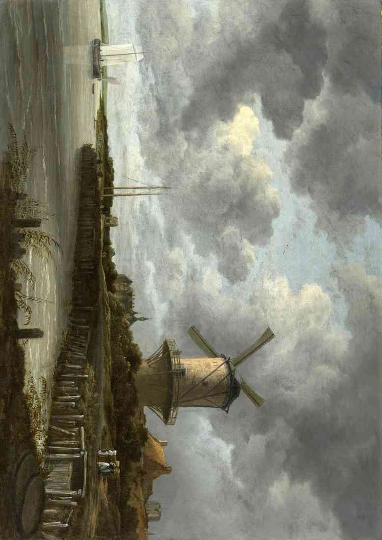 Wijk Mill Near Duurstede Jacob Van Ruysdael 2 A4 Photo Print