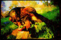Wild Birds 008032 Harris Hawk Eating Rabbit A4 Limited Edition Watercolour Print