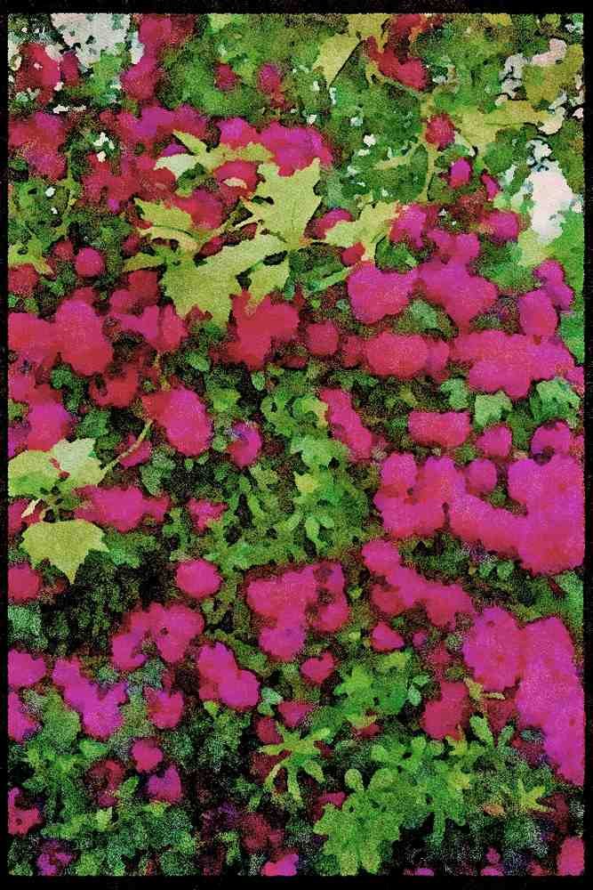 Wild Flowers Plants 013039 Red Rhododendron Bush A4 Limited Edition Watercolour Print