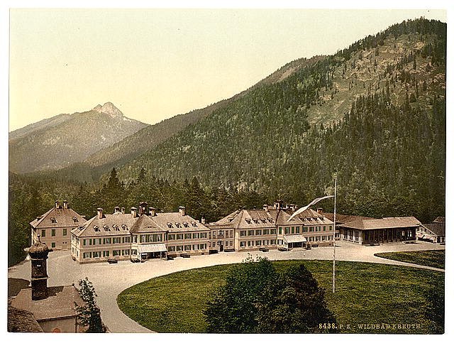 Wildbad Kreuth Upper Bavaria Vintage A4 Photo Print