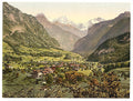 Wilderswyl Bernese Oberland Vintage A4 Photo Print