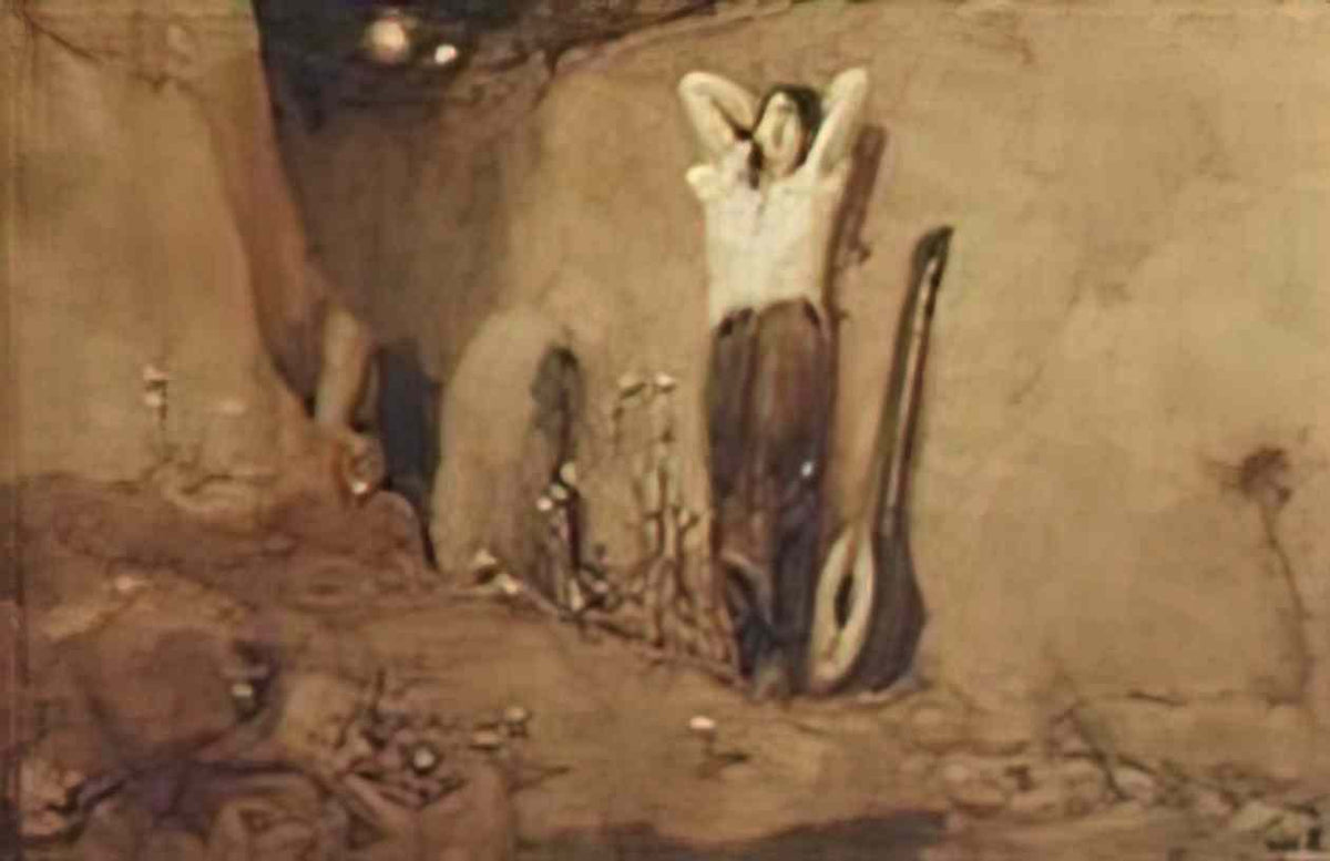 Wilhelm Kotarbinski moonlight sonata Art A4 Photo Print