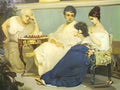 Wilhelm Kotarbinski playing chess Art A4 Photo Print