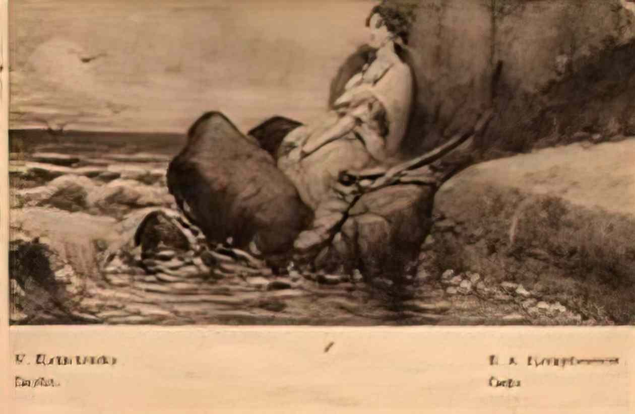 Wilhelm Kotarbinski sappho Art A4 Photo Print