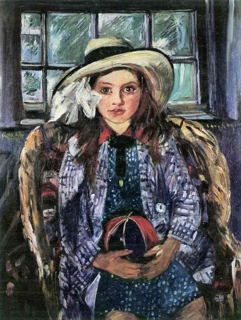 Wilhelmina With Ball Lovis Corinth Impressionism European A4 Photo Print