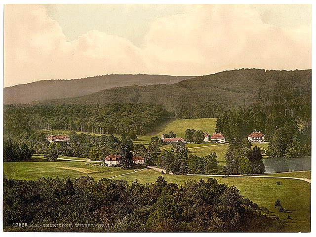 Wilhelmsthal Thuringia Vintage A4 Photo Print