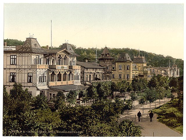 Wilhelmstrasse Binz Isle of Rugen Vintage A4 Photo Print