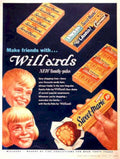 Willards Candy Collection 1 Vintage Retro Advert Ads A4 Photo Print
