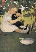 Willcox Smith A Childs Book of Old Verses 1910 I love little pussy A4 Photo Print
