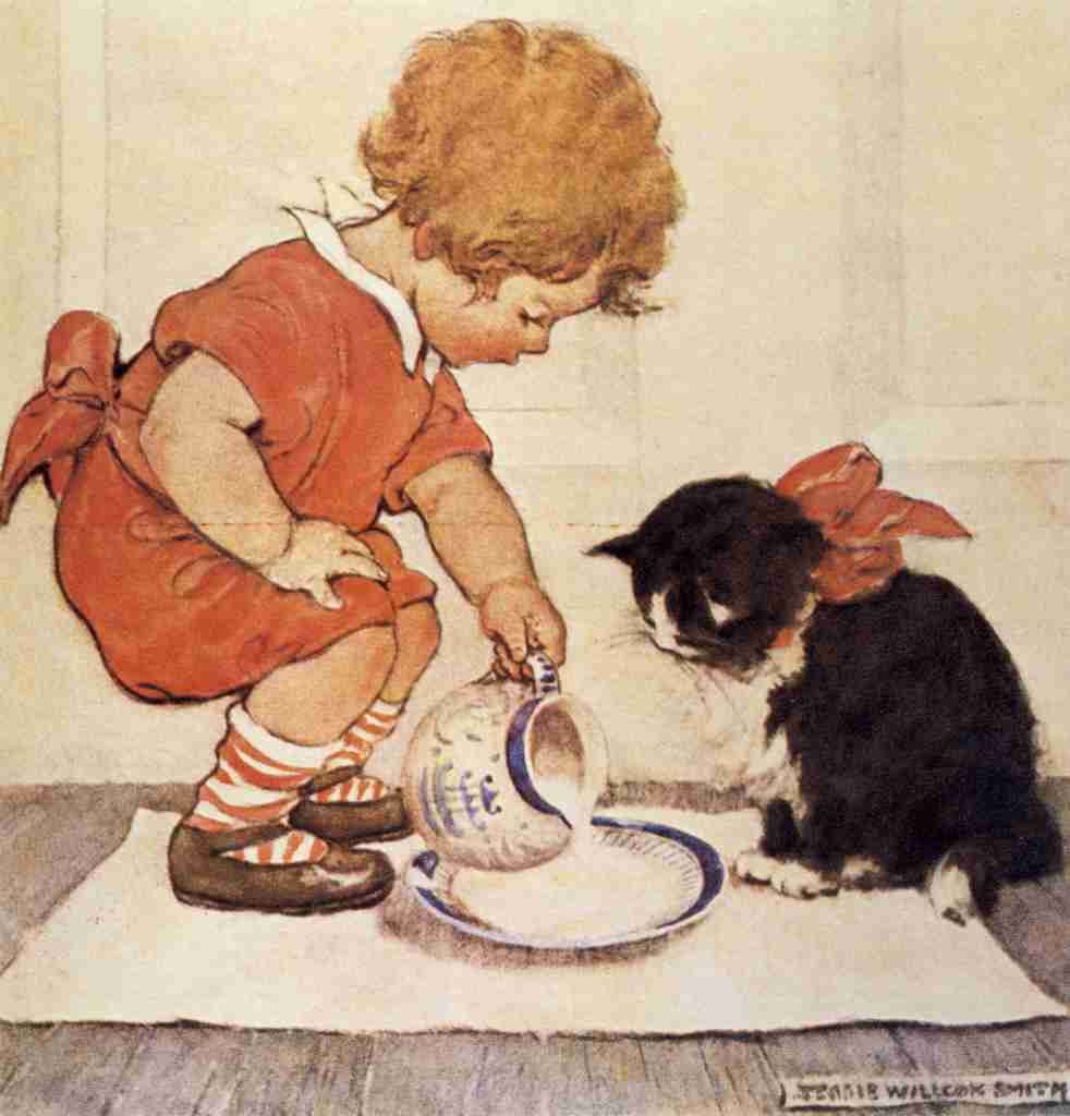 Willcox Smith A Little Childs Book of Stories Pals A4 Photo Print