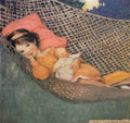 Willcox Smith Good Housekeeping Jul 1929 Relaxing in hammock A4 Photo Print