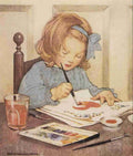 Willcox Smith Good Housekeeping Painting A4 Photo Print