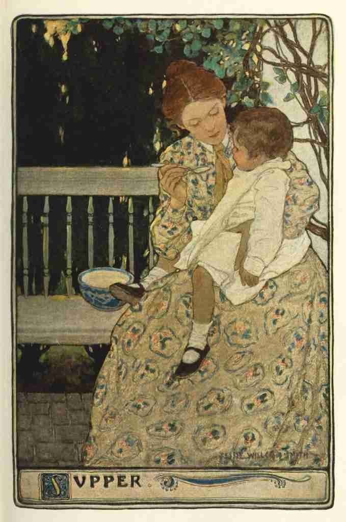 Willcox Smith Jessie 32 1902 A Mothers Day Supper A4 Photo Print